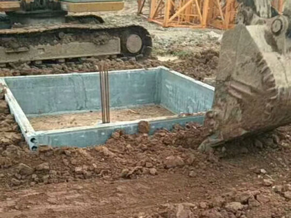 裝配式住房承臺，墻板做承臺